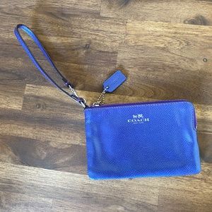 Purple Metalic Wristlet